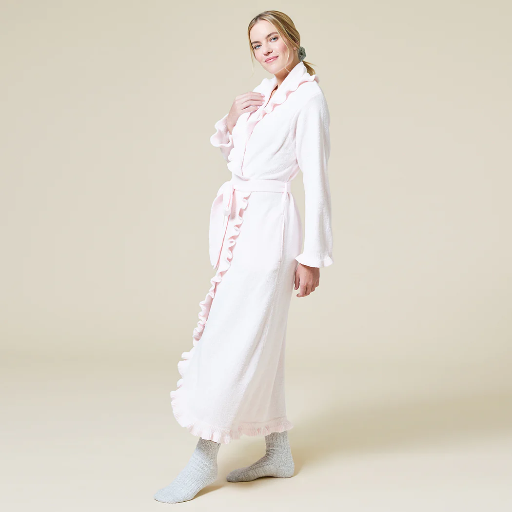 Ruffle Chenille Robe - Image 10