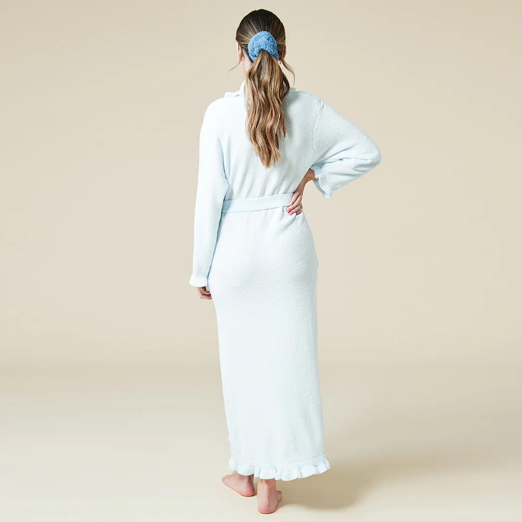 Ruffle Chenille Robe - Image 4