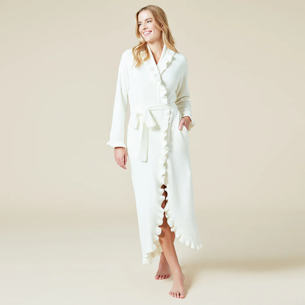 Ruffle Chenille Robe - Image 5