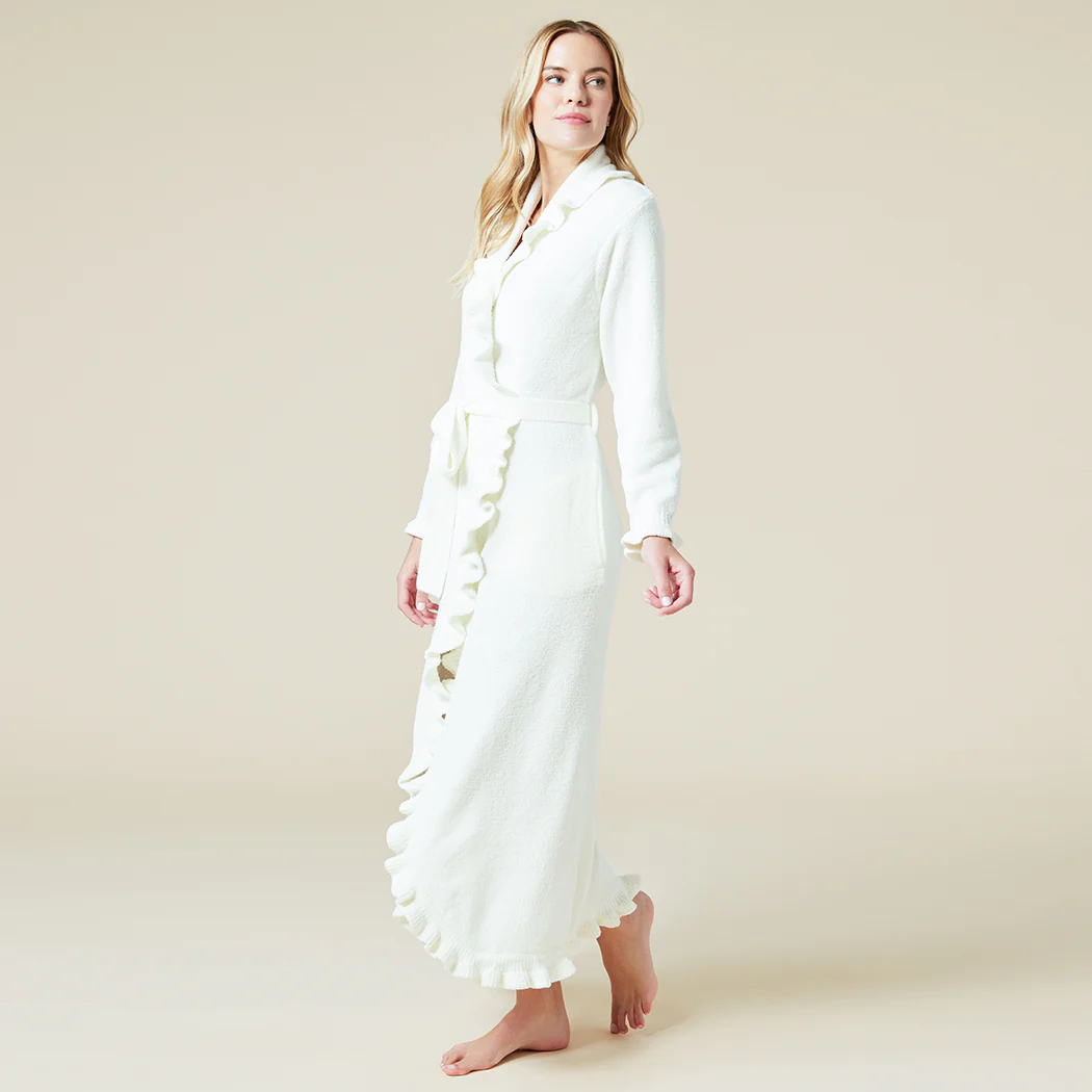 Ruffle Chenille Robe - Image 6