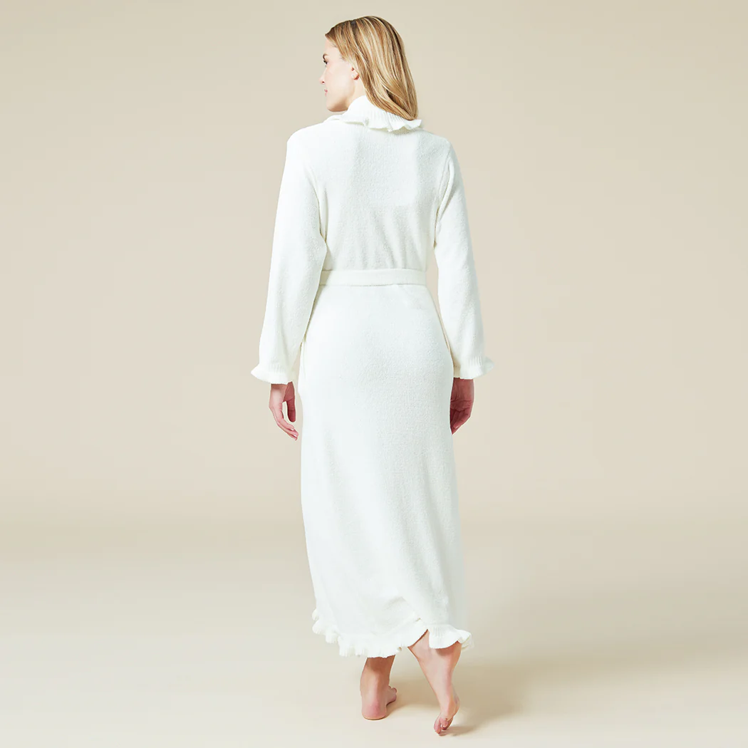 Ruffle Chenille Robe - Image 7