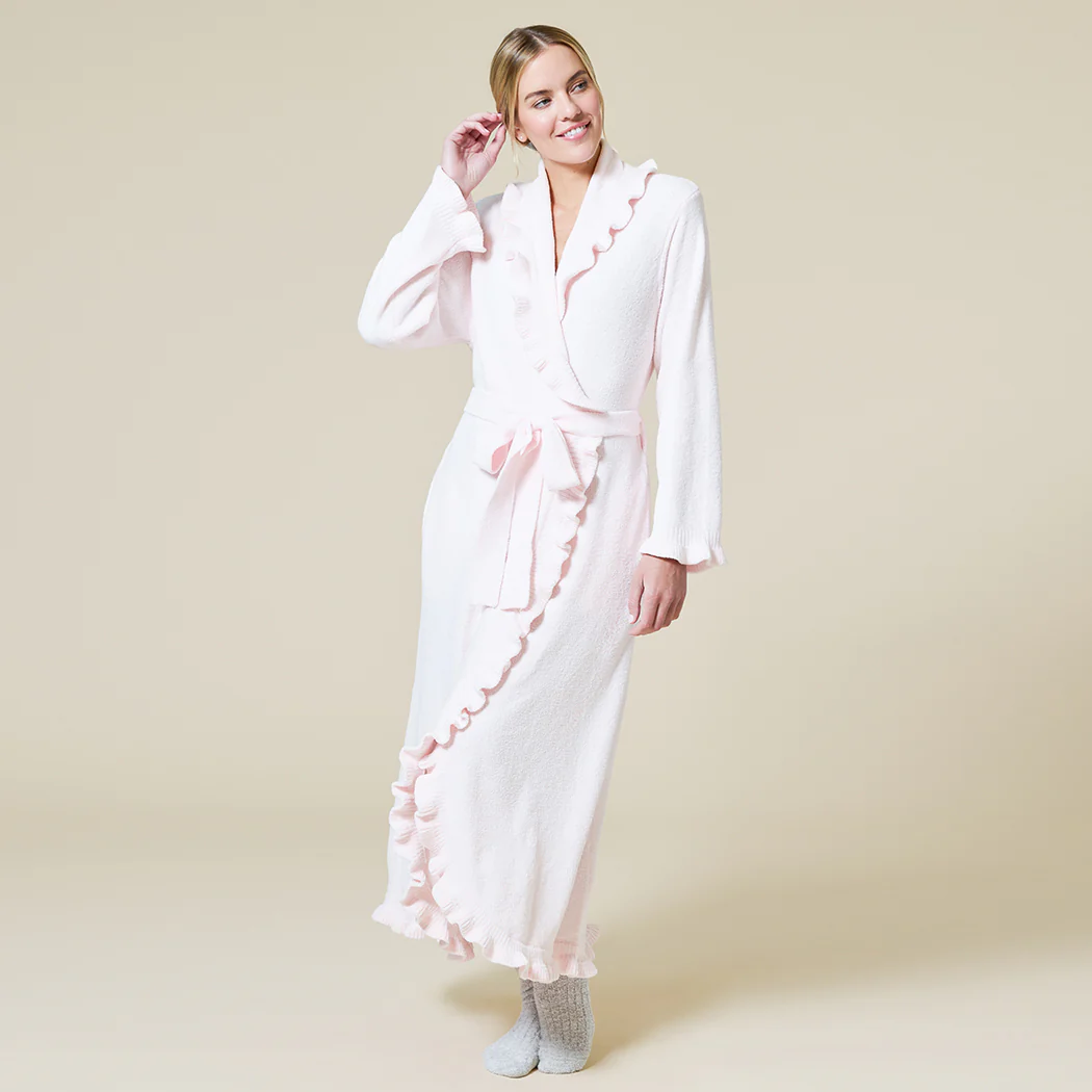 Ruffle Chenille Robe - Image 8