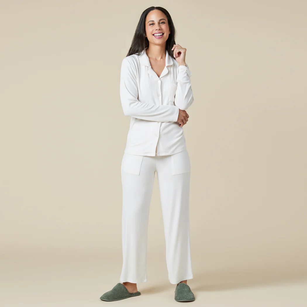 Aria - Slim Notch Collar PJ Set - Image 14