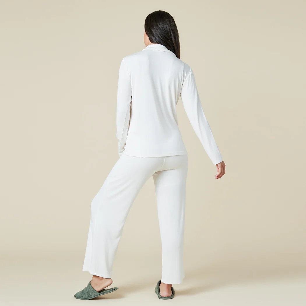 Aria - Slim Notch Collar PJ Set - Image 15