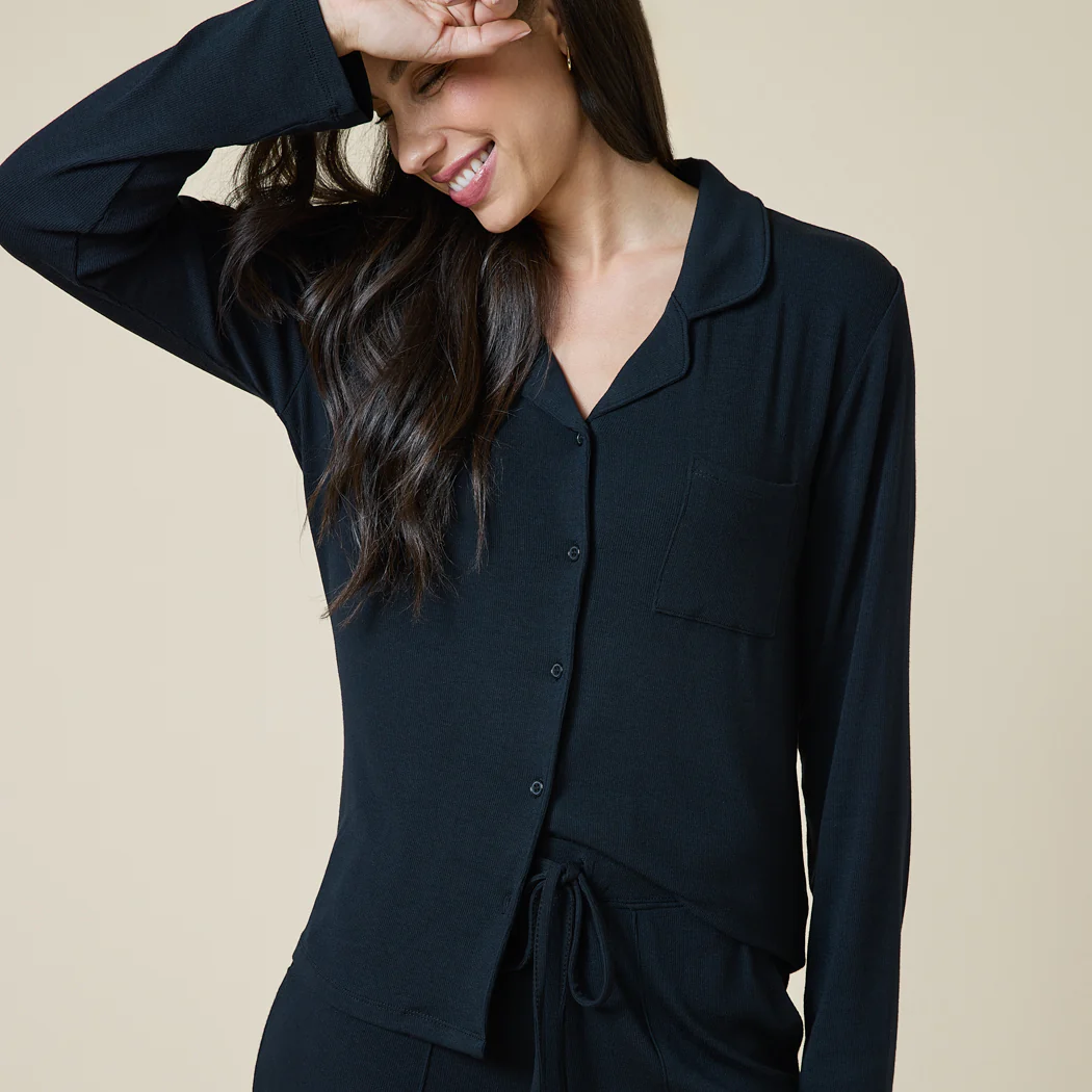 Aria - Slim Notch Collar PJ Set - Image 17