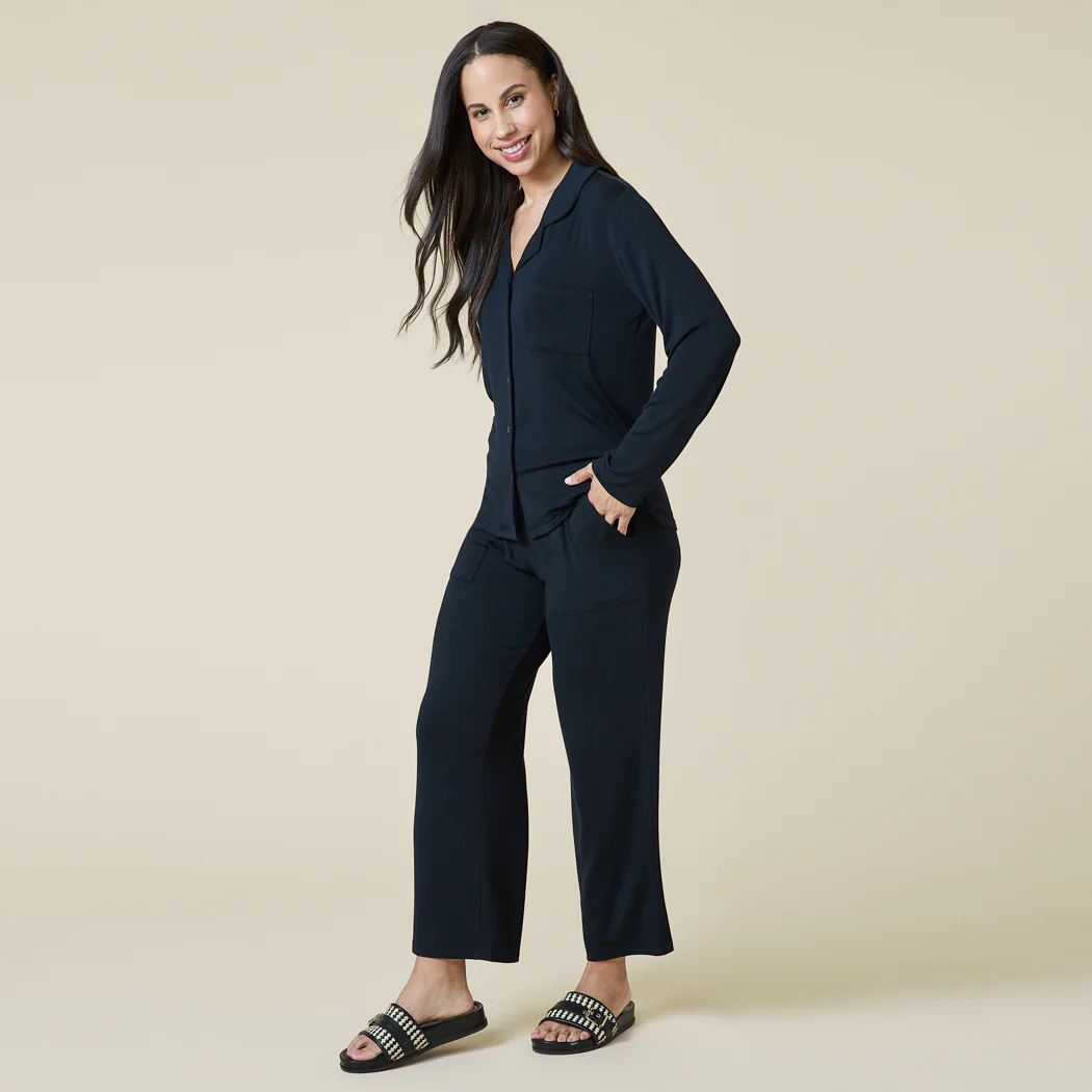 Aria - Slim Notch Collar PJ Set - Image 18