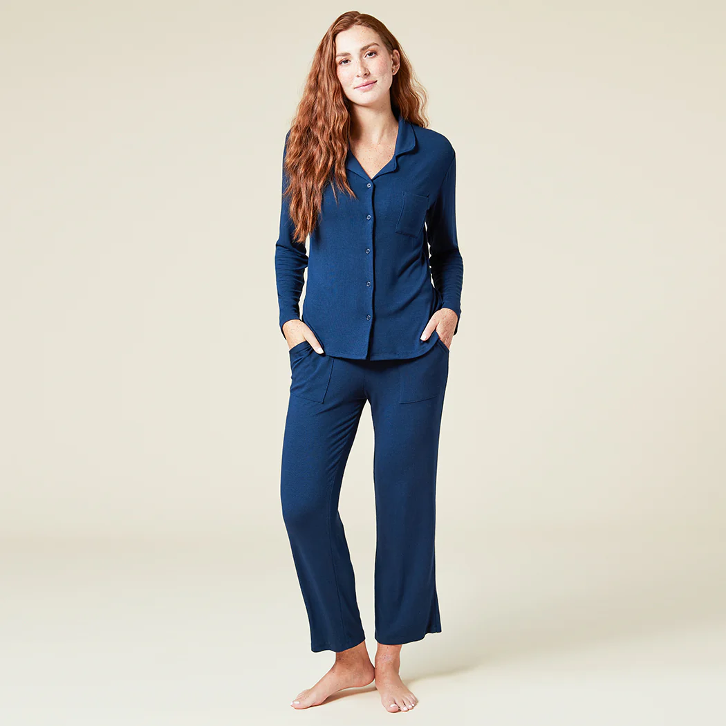 Aria - Slim Notch Collar PJ Set - Image 24