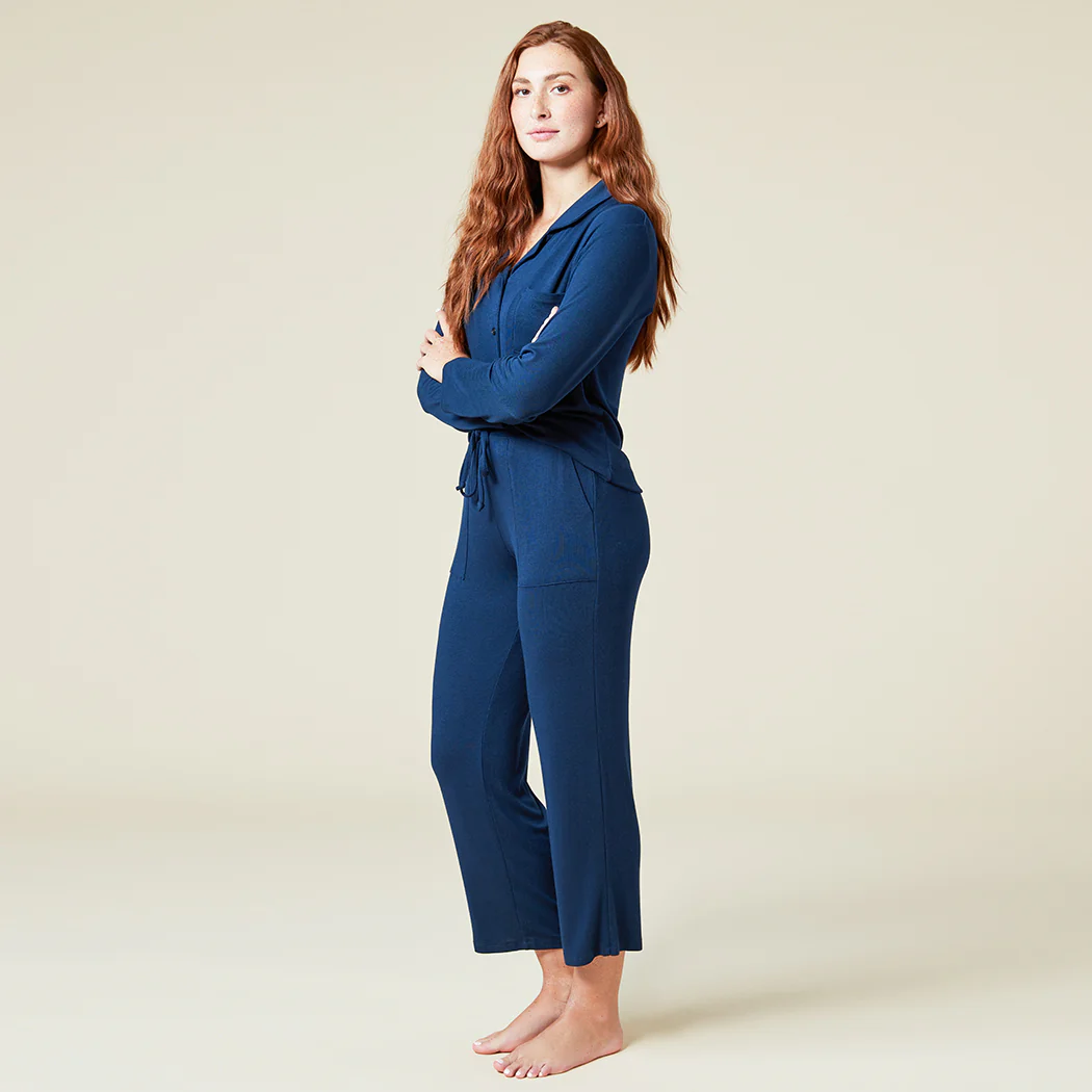 Aria - Slim Notch Collar PJ Set - Image 25