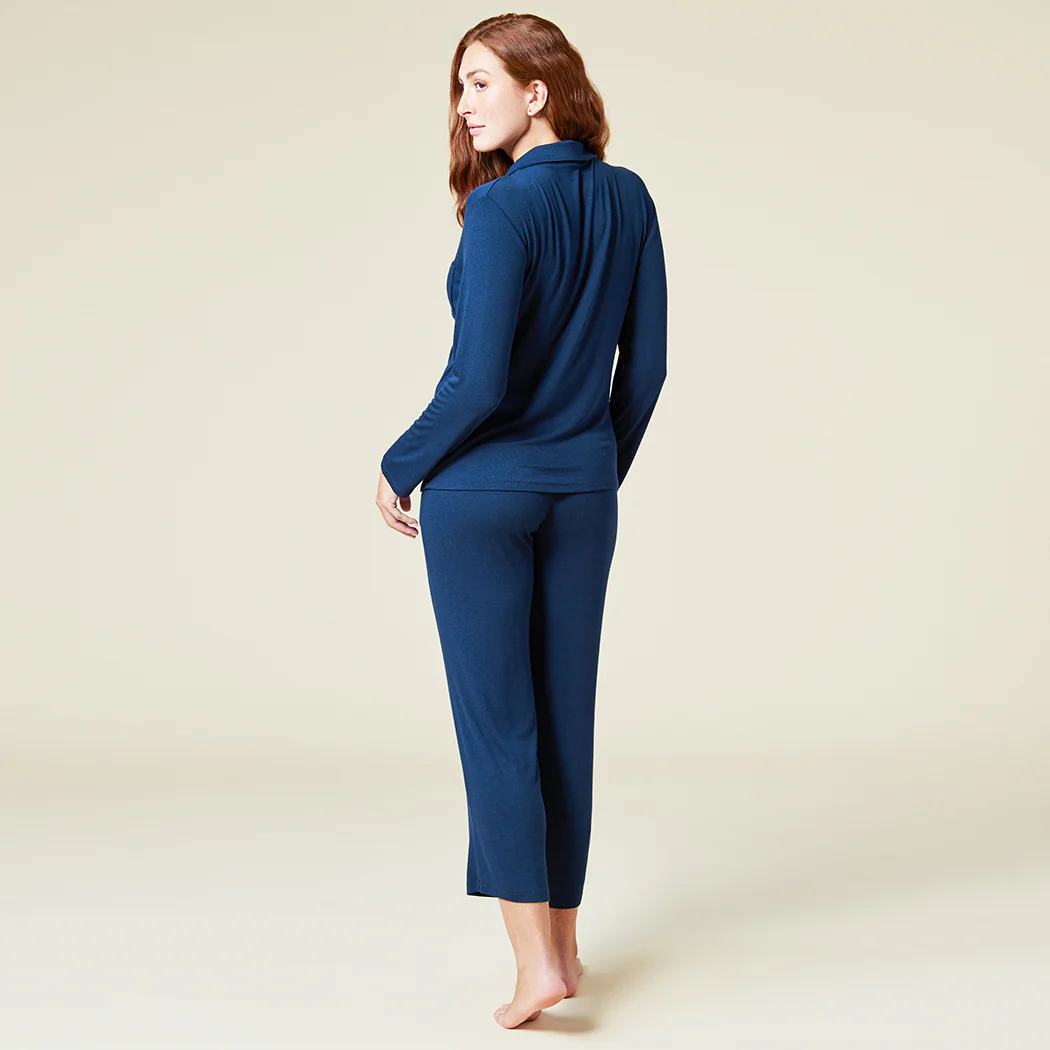 Aria - Slim Notch Collar PJ Set - Image 26