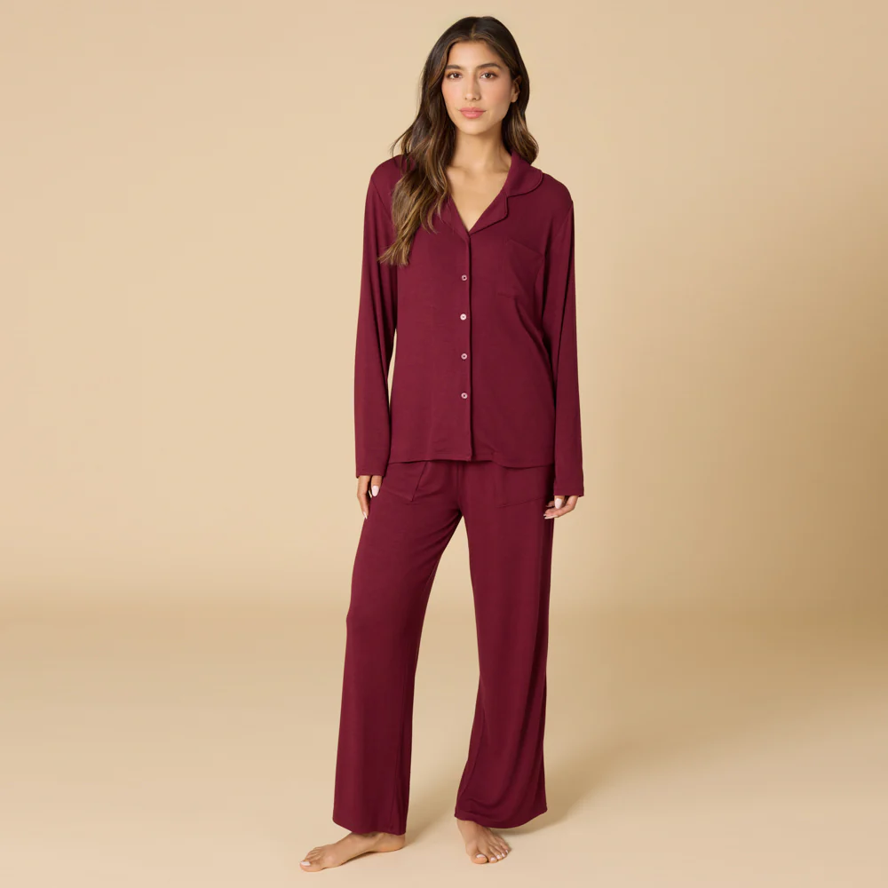 Aria - Slim Notch Collar PJ Set - Image 27
