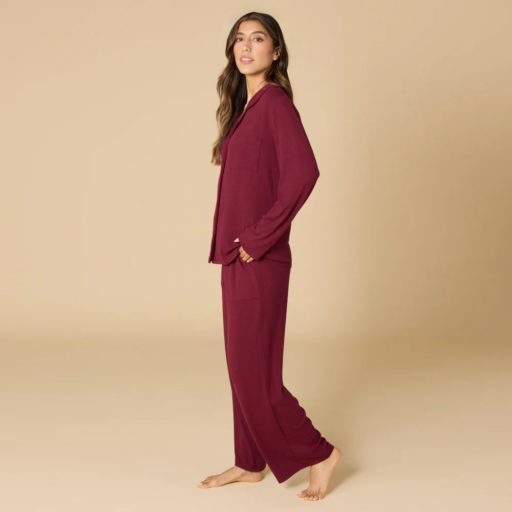 Aria - Slim Notch Collar PJ Set - Image 29