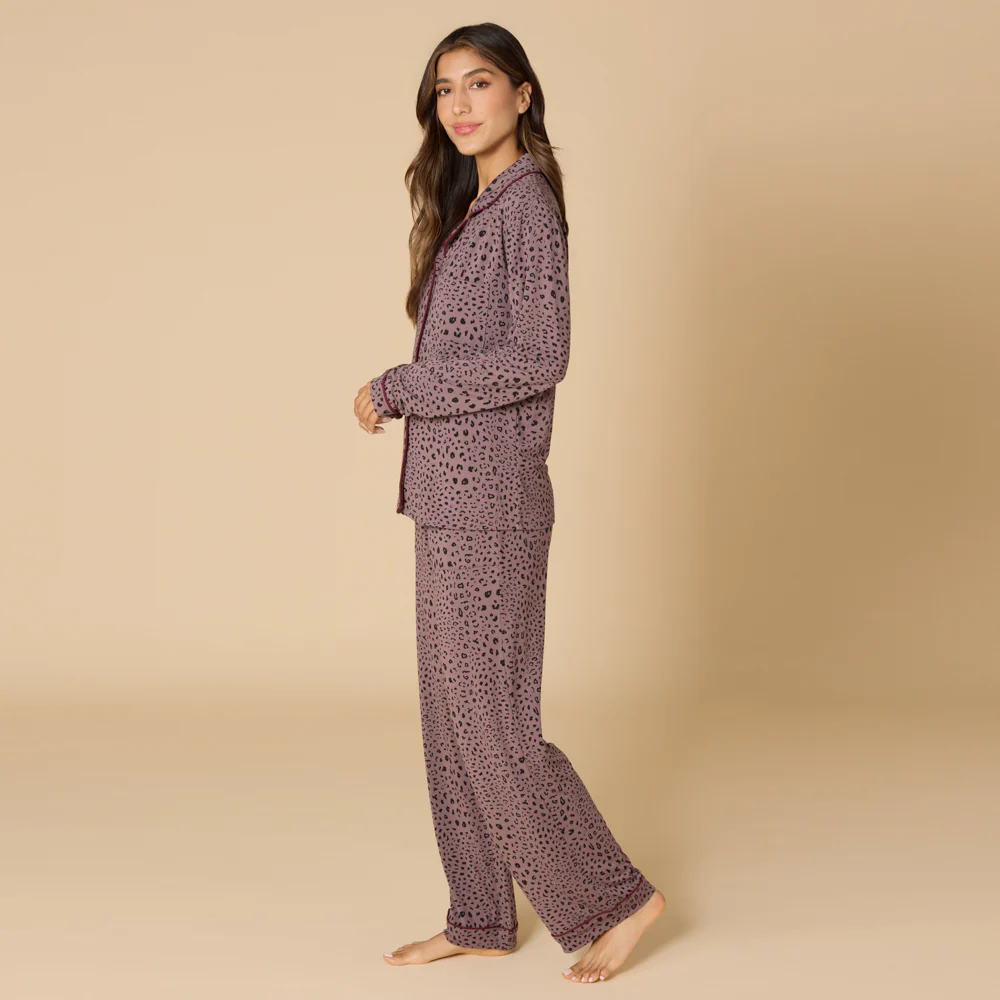 Aria - Slim Notch Collar PJ Set - Image 3