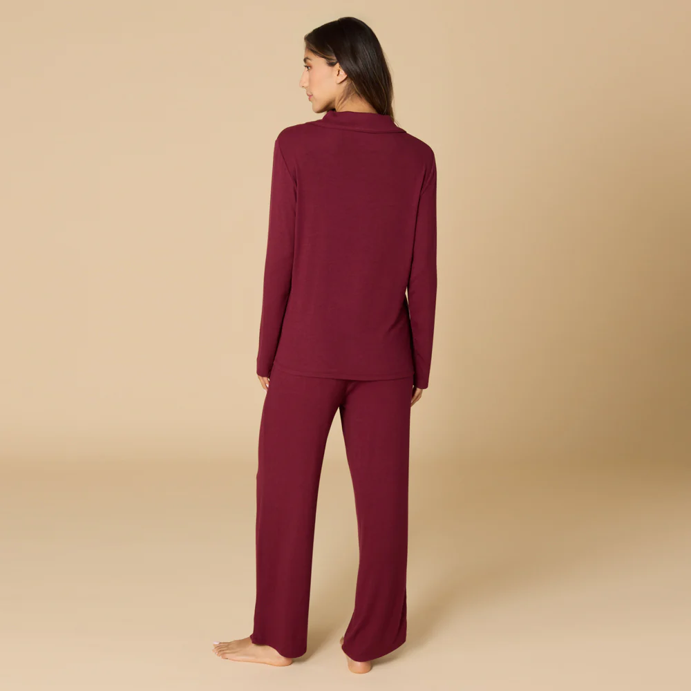 Aria - Slim Notch Collar PJ Set - Image 30