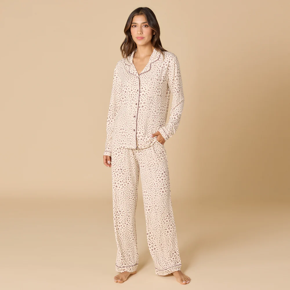 Aria - Slim Notch Collar PJ Set - Image 32