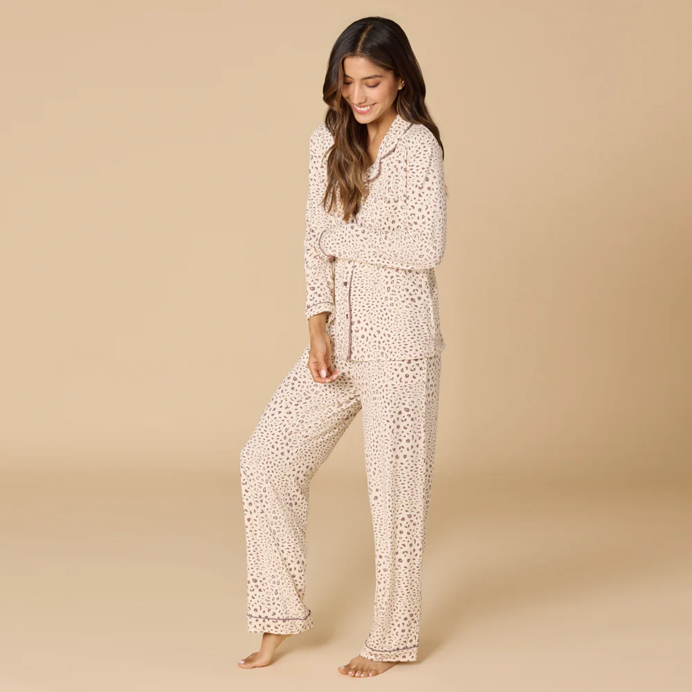 Aria - Slim Notch Collar PJ Set - Image 33