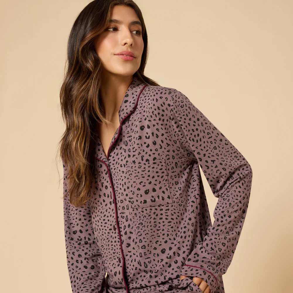 Aria - Slim Notch Collar PJ Set - Image 5