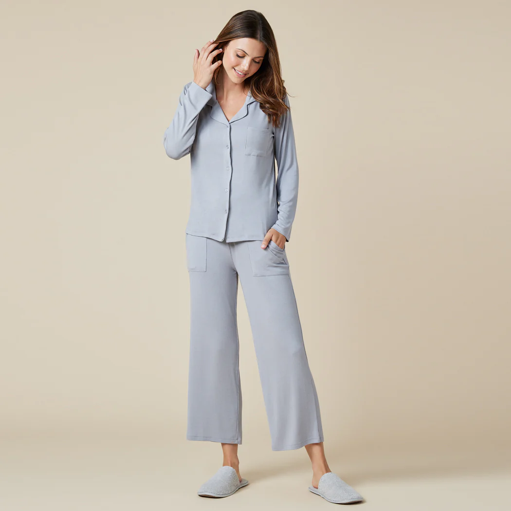Aria - Slim Notch Collar PJ Set - Image 8