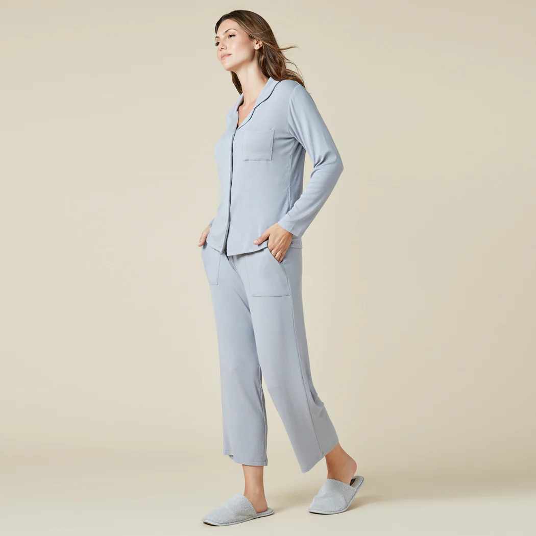 Aria - Slim Notch Collar PJ Set - Image 9