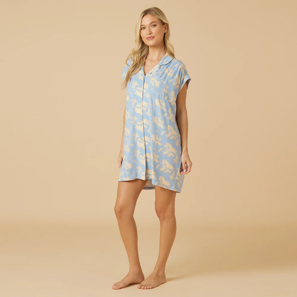Caftan Mini Sleepshirt - Image 12