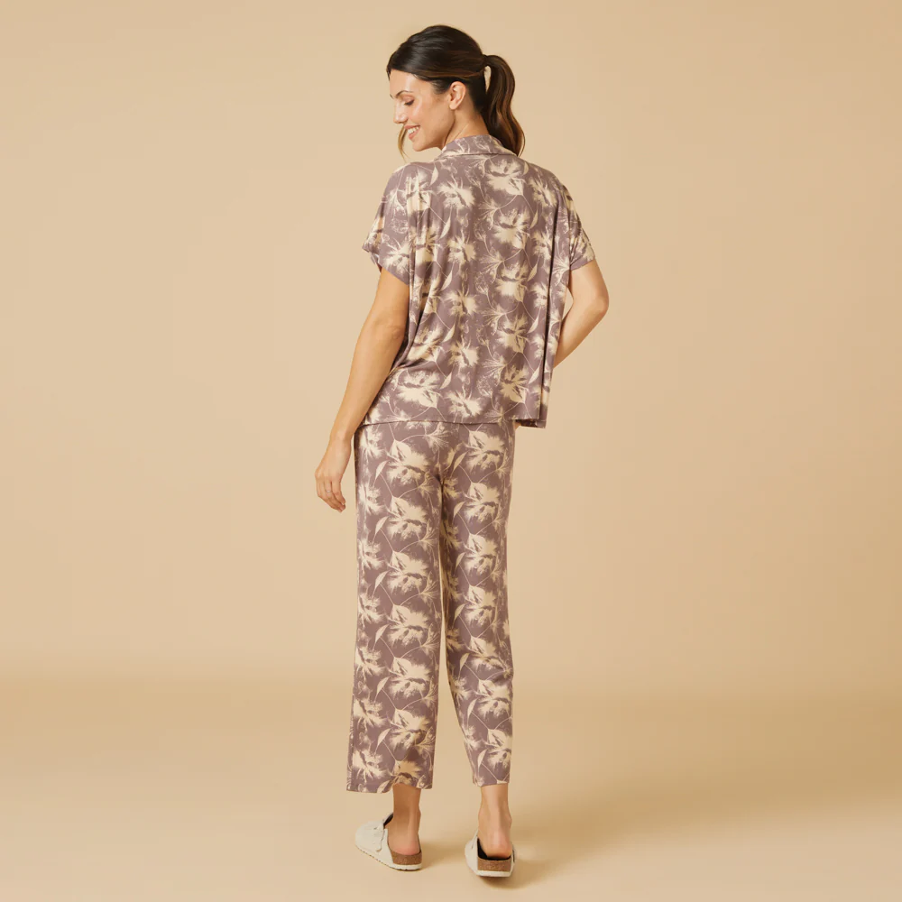Caftan Top Cropped Pant Set - Image 11