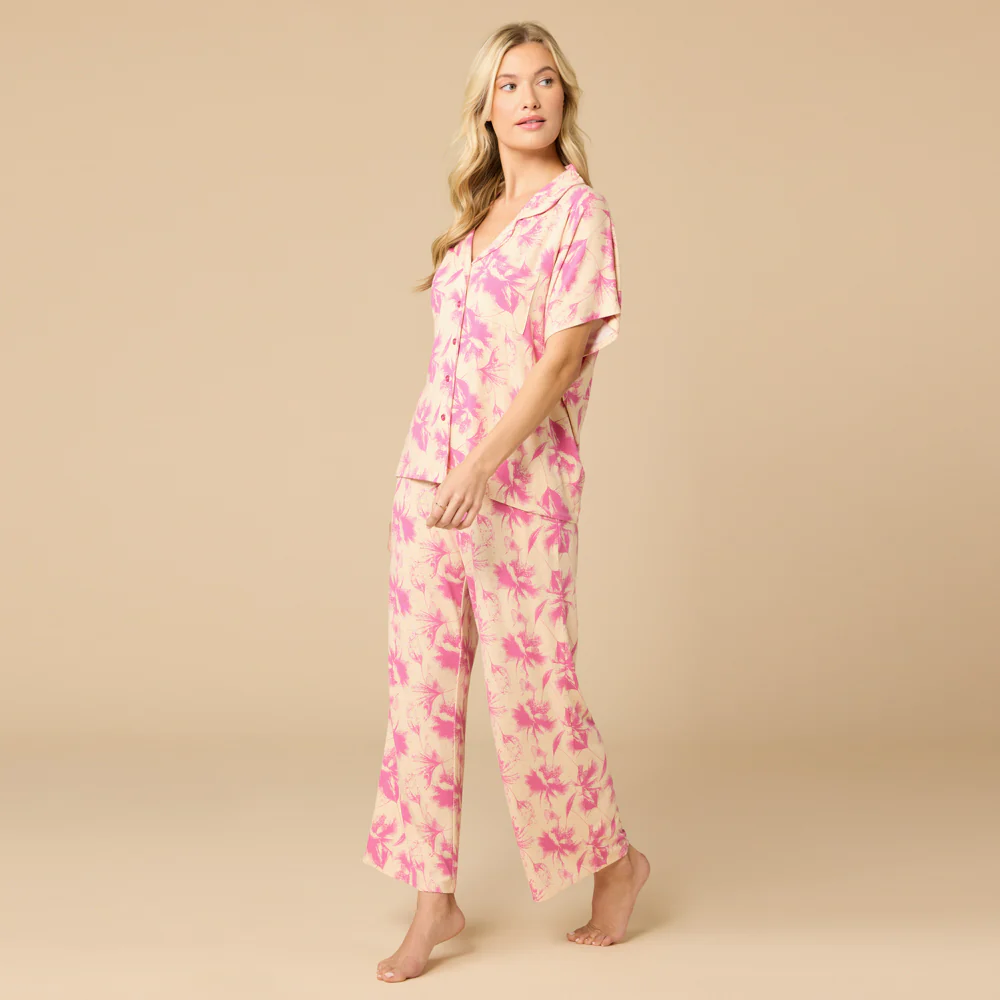 Caftan Top Cropped Pant Set - Image 15
