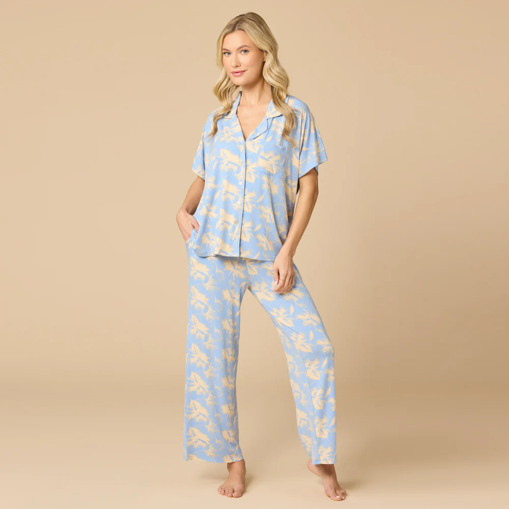 Caftan Top Cropped Pant Set - Image 2