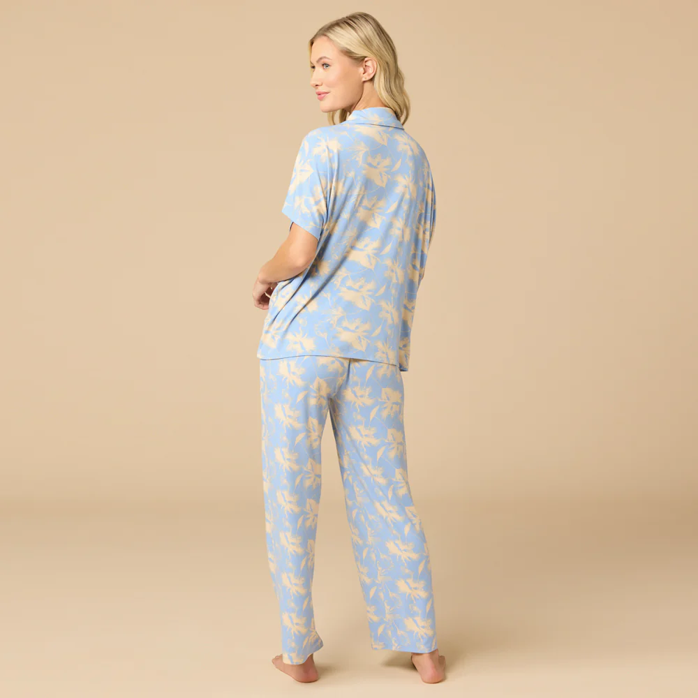 Caftan Top Cropped Pant Set - Image 3