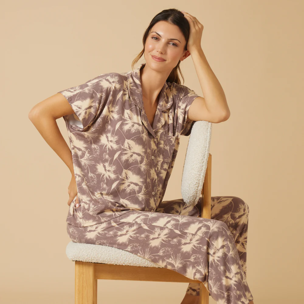 Caftan Top Cropped Pant Set - Image 7