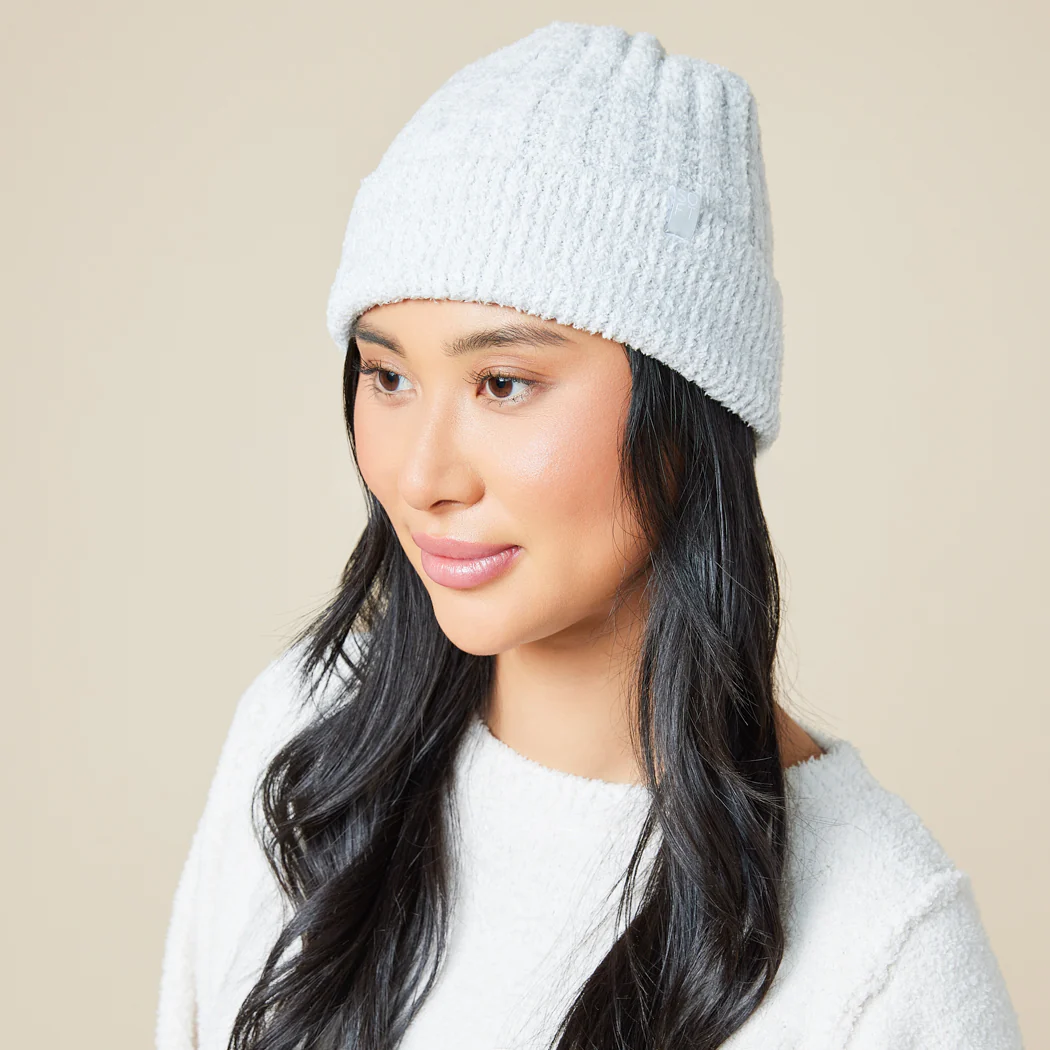 Chunky Rib Marshmallow Beanie - Image 3