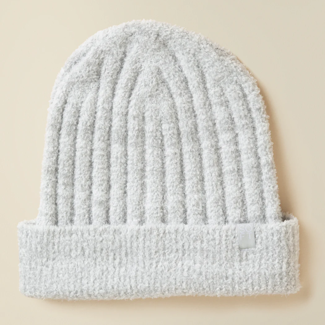 Chunky Rib Marshmallow Beanie - Image 4