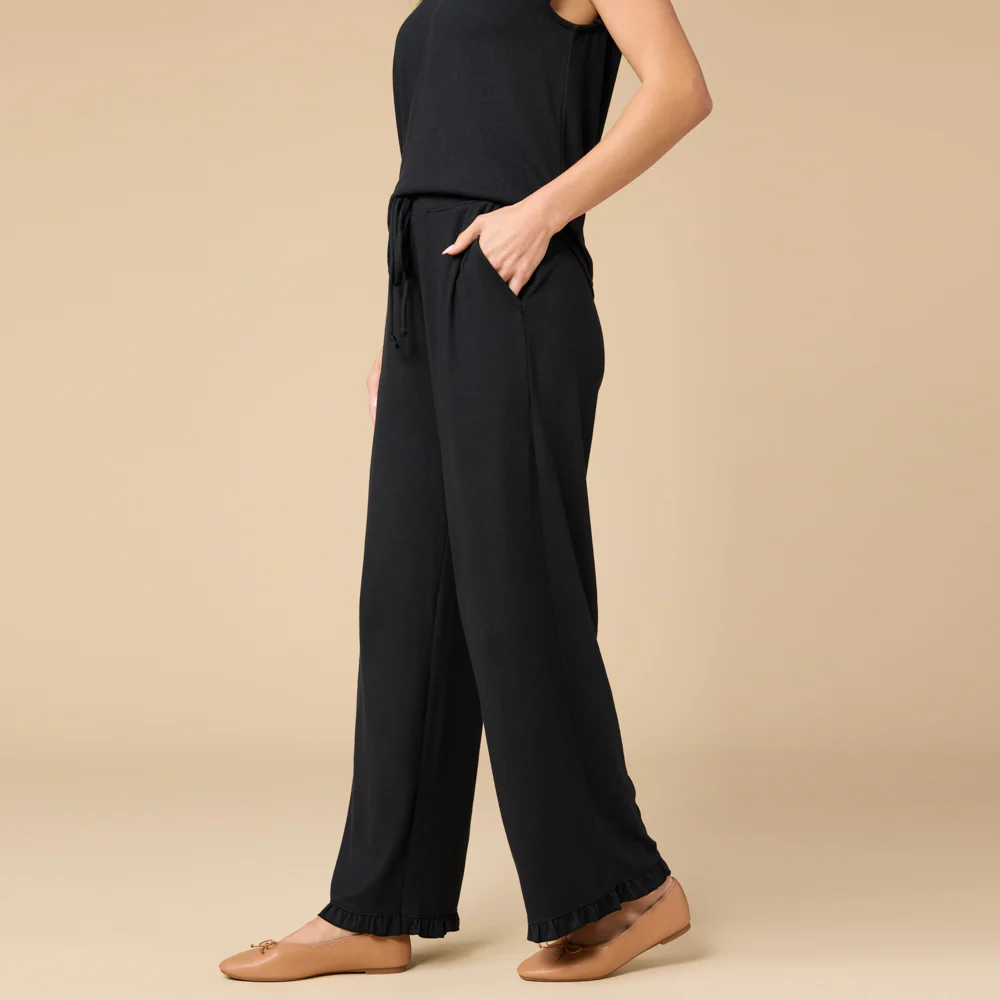 Dream Ruffle V-neck with Cropped Pant - Image 11