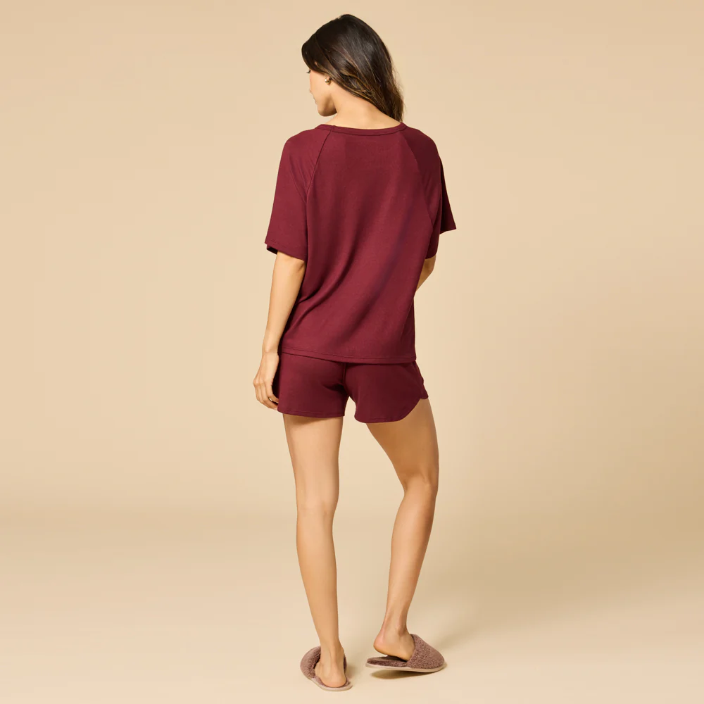 Dream Slouchy Tee Top with Shorts Lounge Set - Image 28