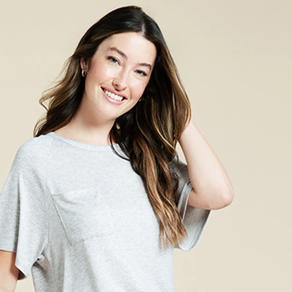 Dream Slouchy Tee Top with Shorts Lounge Set - Image 3