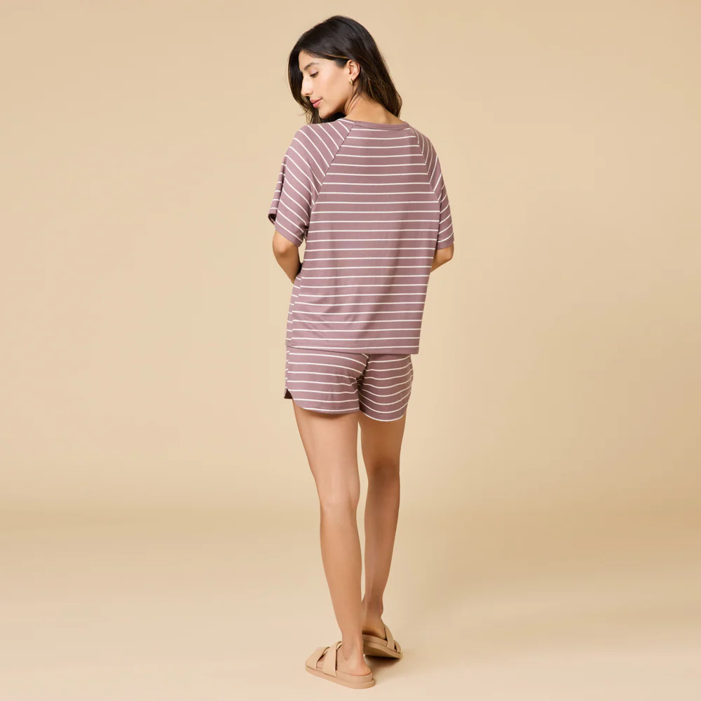 Dream Slouchy Tee Top with Shorts Lounge Set - Image 33