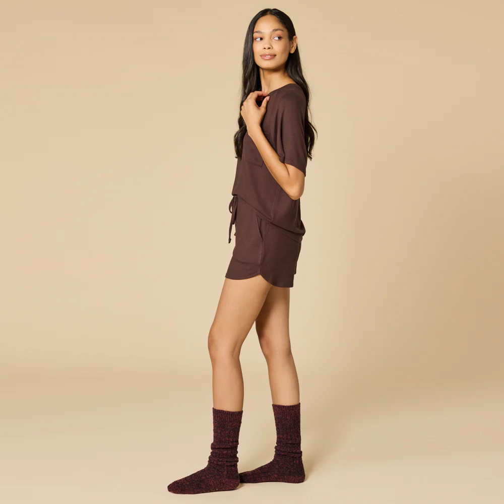 Dream Slouchy Tee Top with Shorts Lounge Set - Image 41
