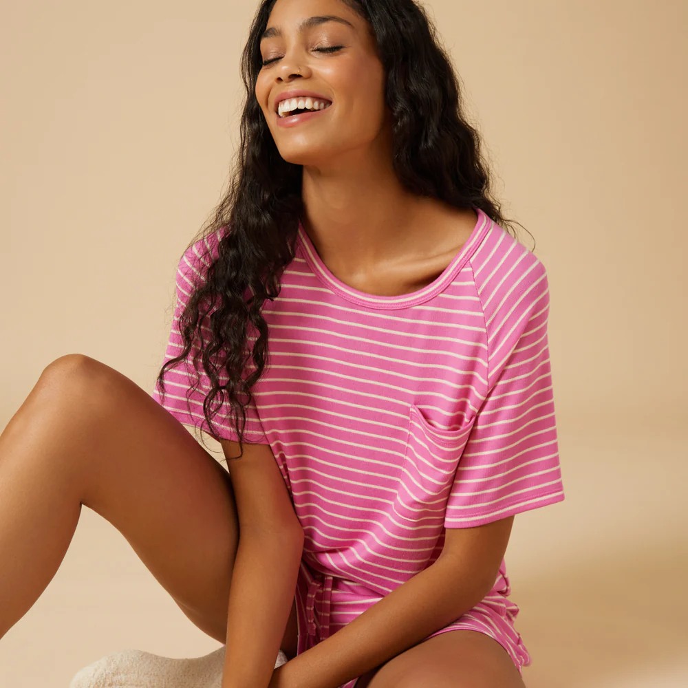 Dream Slouchy Tee Top with Shorts Lounge Set - Image 45