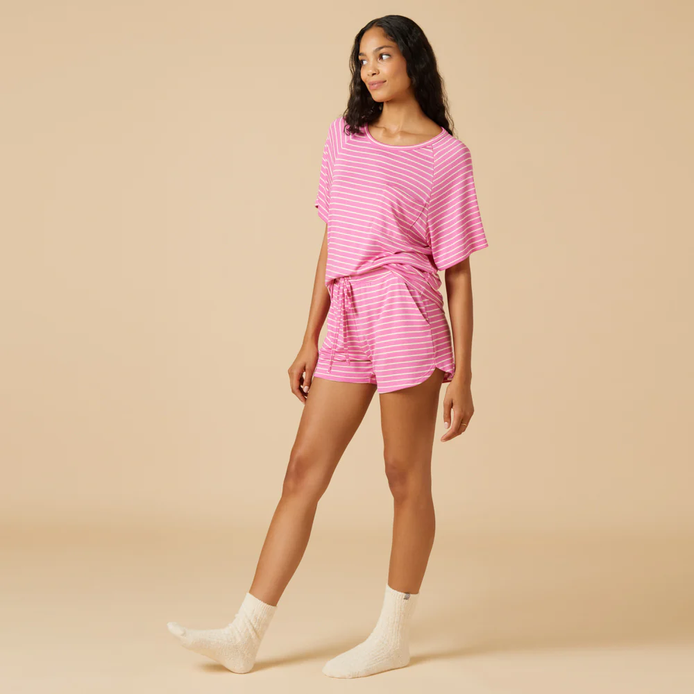 Dream Slouchy Tee Top with Shorts Lounge Set - Image 46