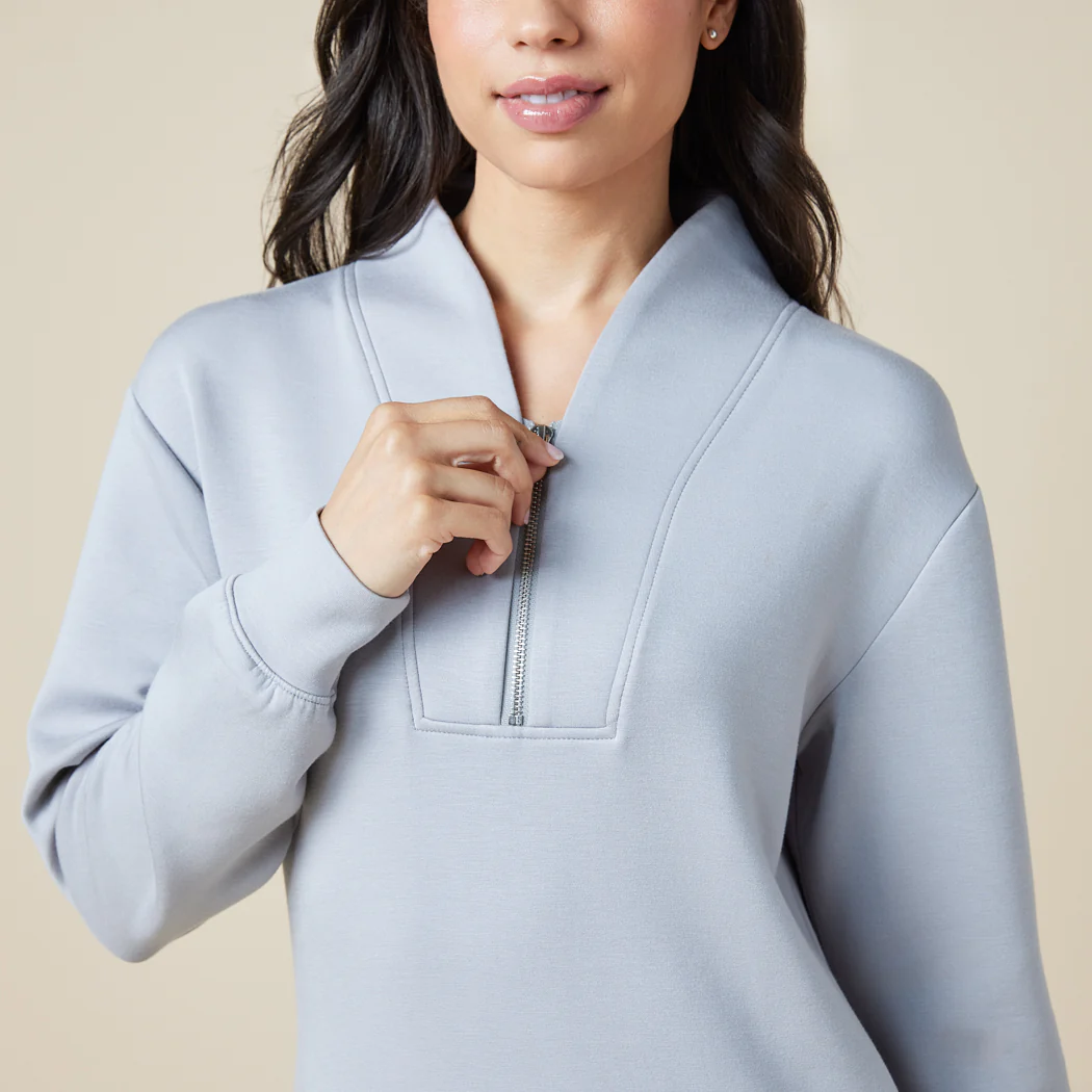 DreamTech 35" 1/4 Zip Tunic Lounger - Image 25