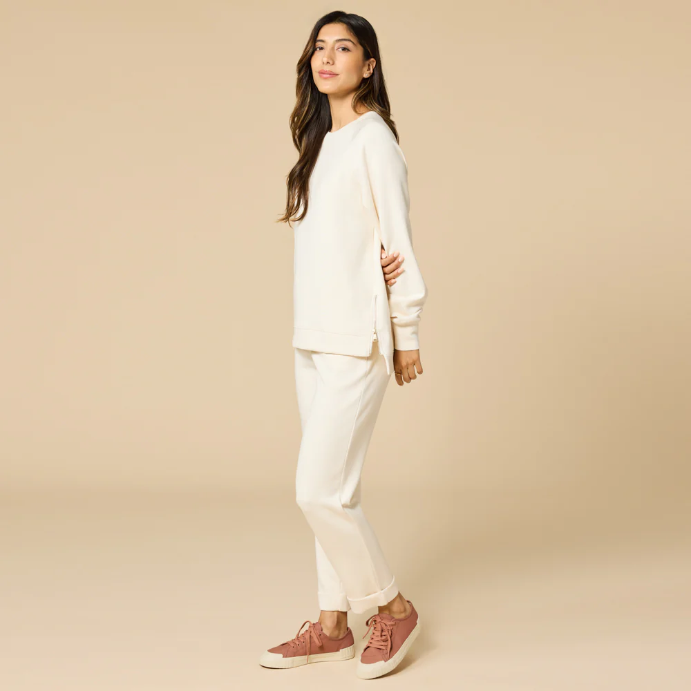 DreamTech Crew Tunic with Side Zip & Ankle Cuff Pant - Image 12
