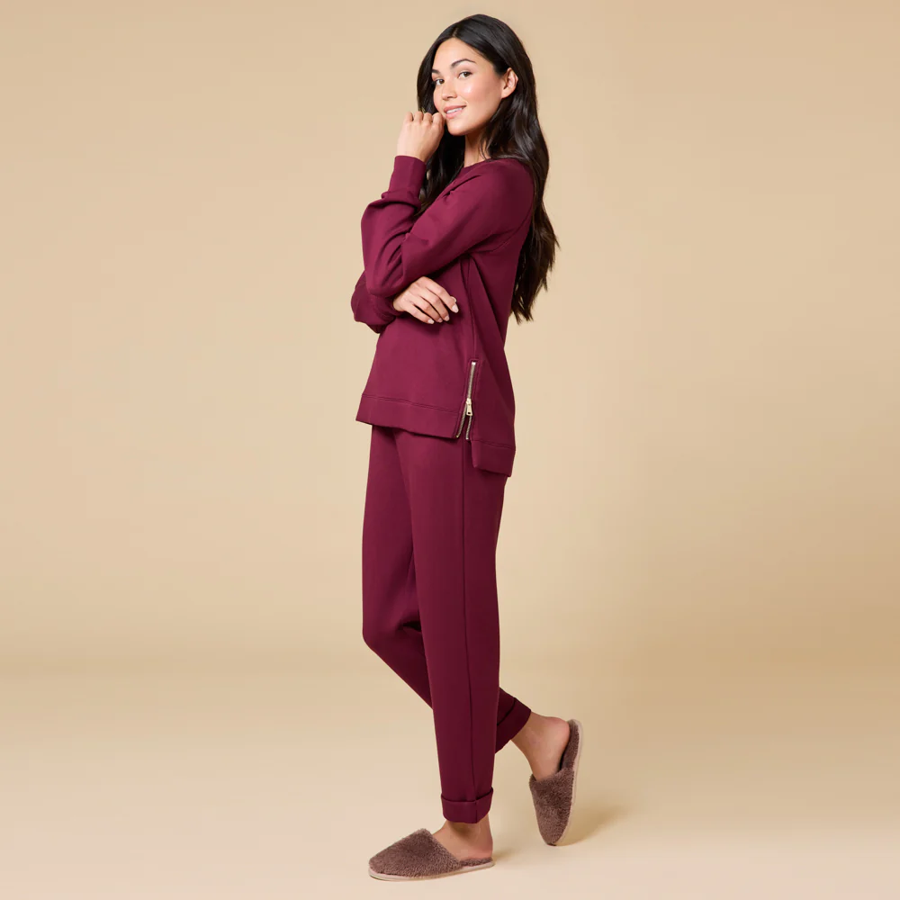 DreamTech Crew Tunic with Side Zip & Ankle Cuff Pant - Image 20