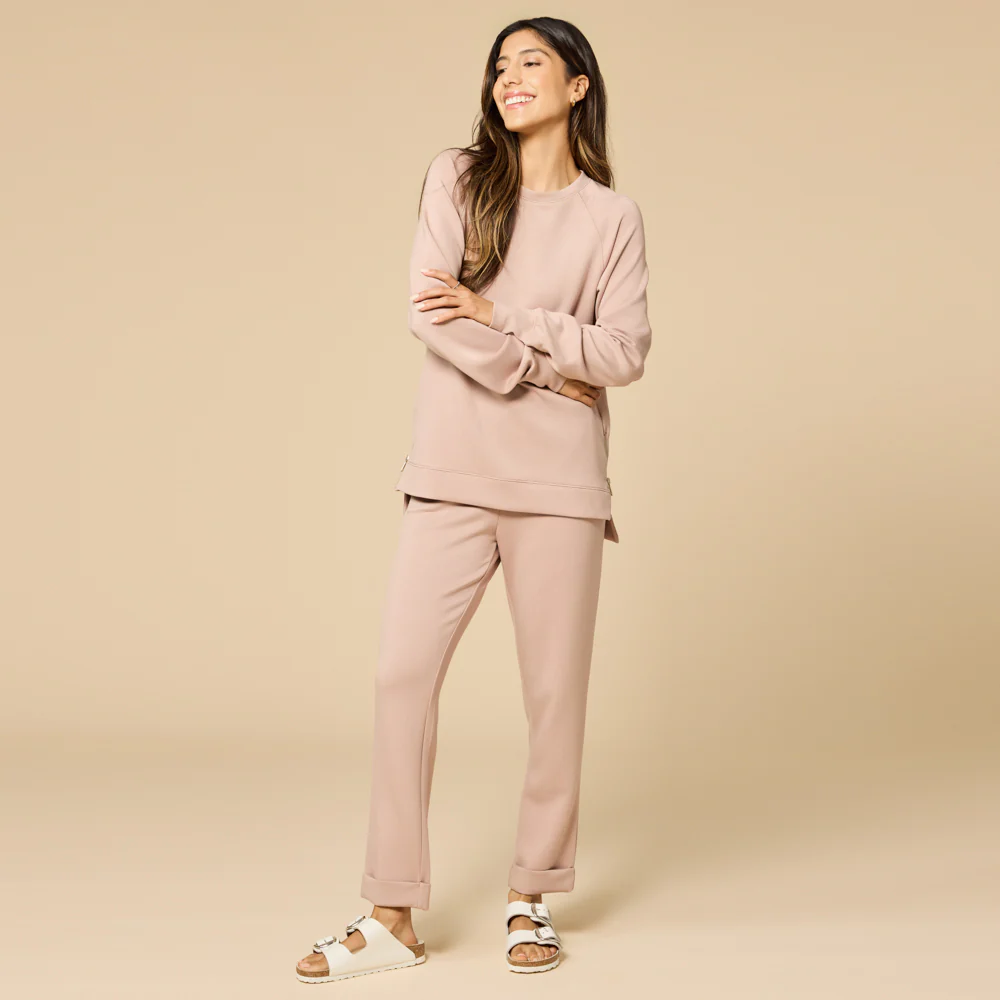 DreamTech Crew Tunic with Side Zip & Ankle Cuff Pant - Image 23