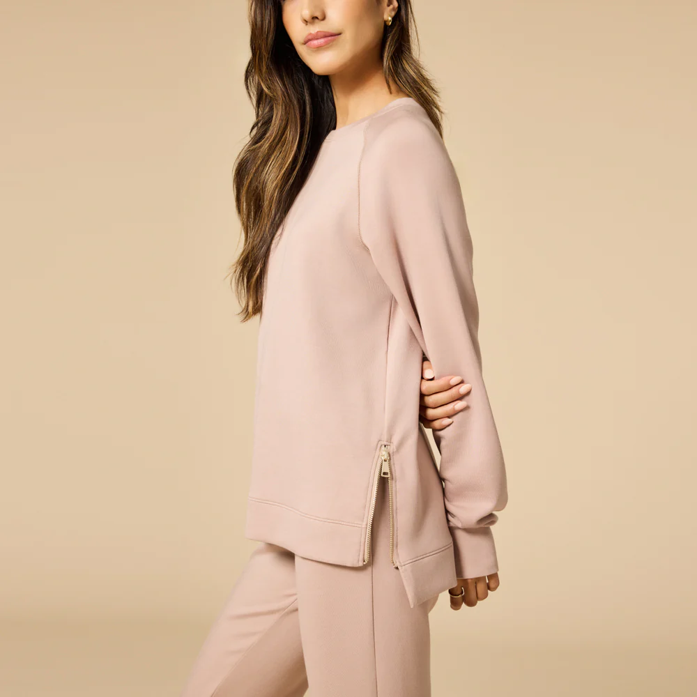 DreamTech Crew Tunic with Side Zip & Ankle Cuff Pant - Image 24