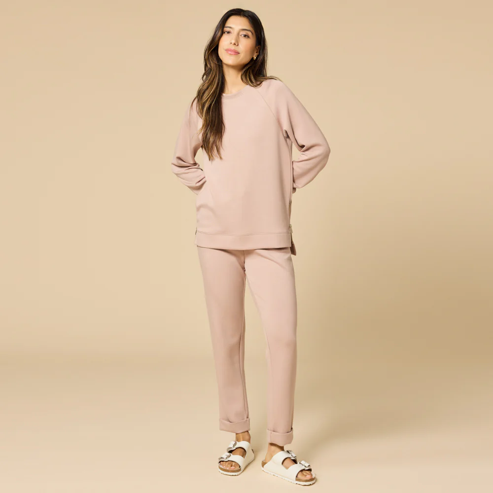 DreamTech Crew Tunic with Side Zip & Ankle Cuff Pant - Image 25