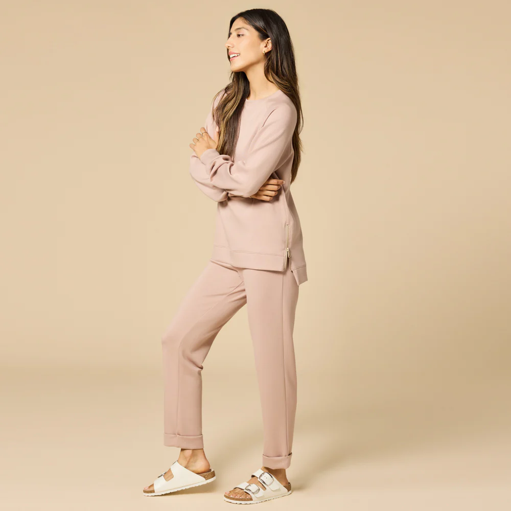 DreamTech Crew Tunic with Side Zip & Ankle Cuff Pant - Image 26