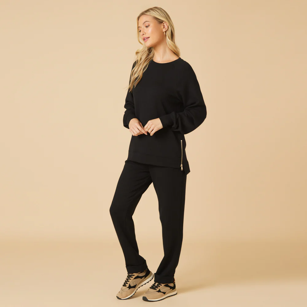 DreamTech Crew Tunic with Side Zip & Ankle Cuff Pant - Image 3