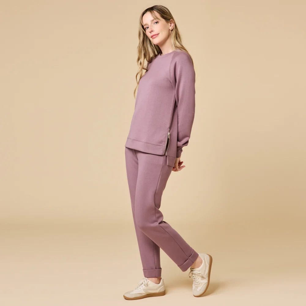 DreamTech Crew Tunic with Side Zip & Ankle Cuff Pant - Image 31