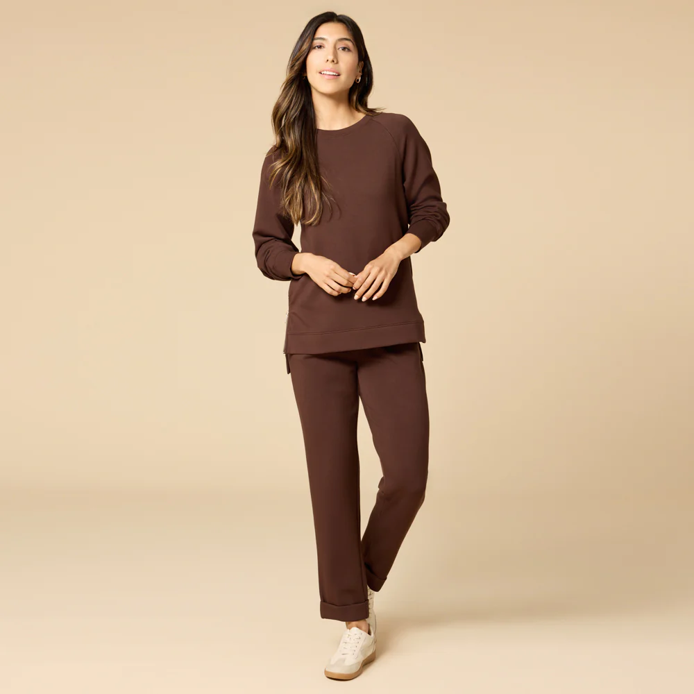 DreamTech Crew Tunic with Side Zip & Ankle Cuff Pant - Image 7