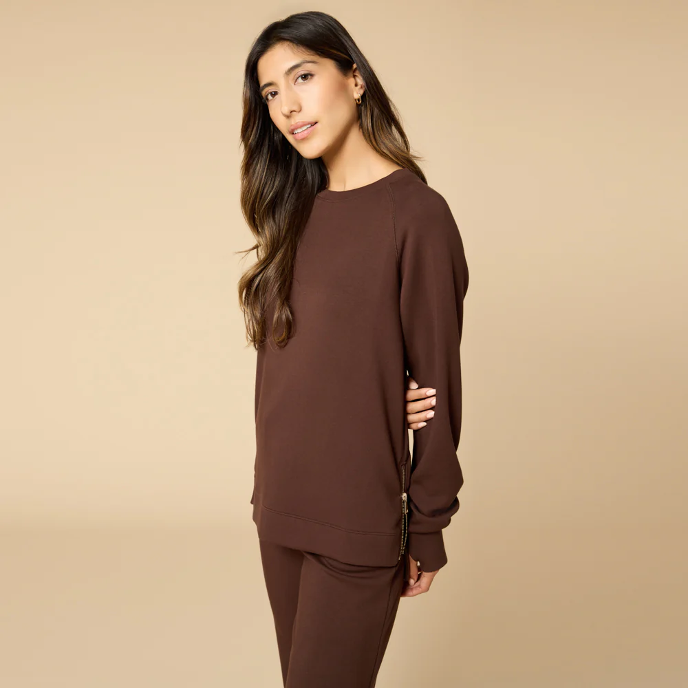 DreamTech Crew Tunic with Side Zip & Ankle Cuff Pant - Image 8