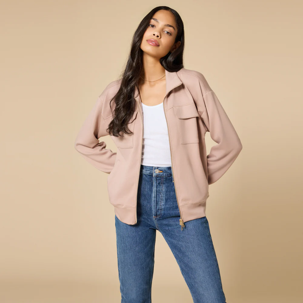 DreamTech Double Zip Bomber Jacket - Image 10