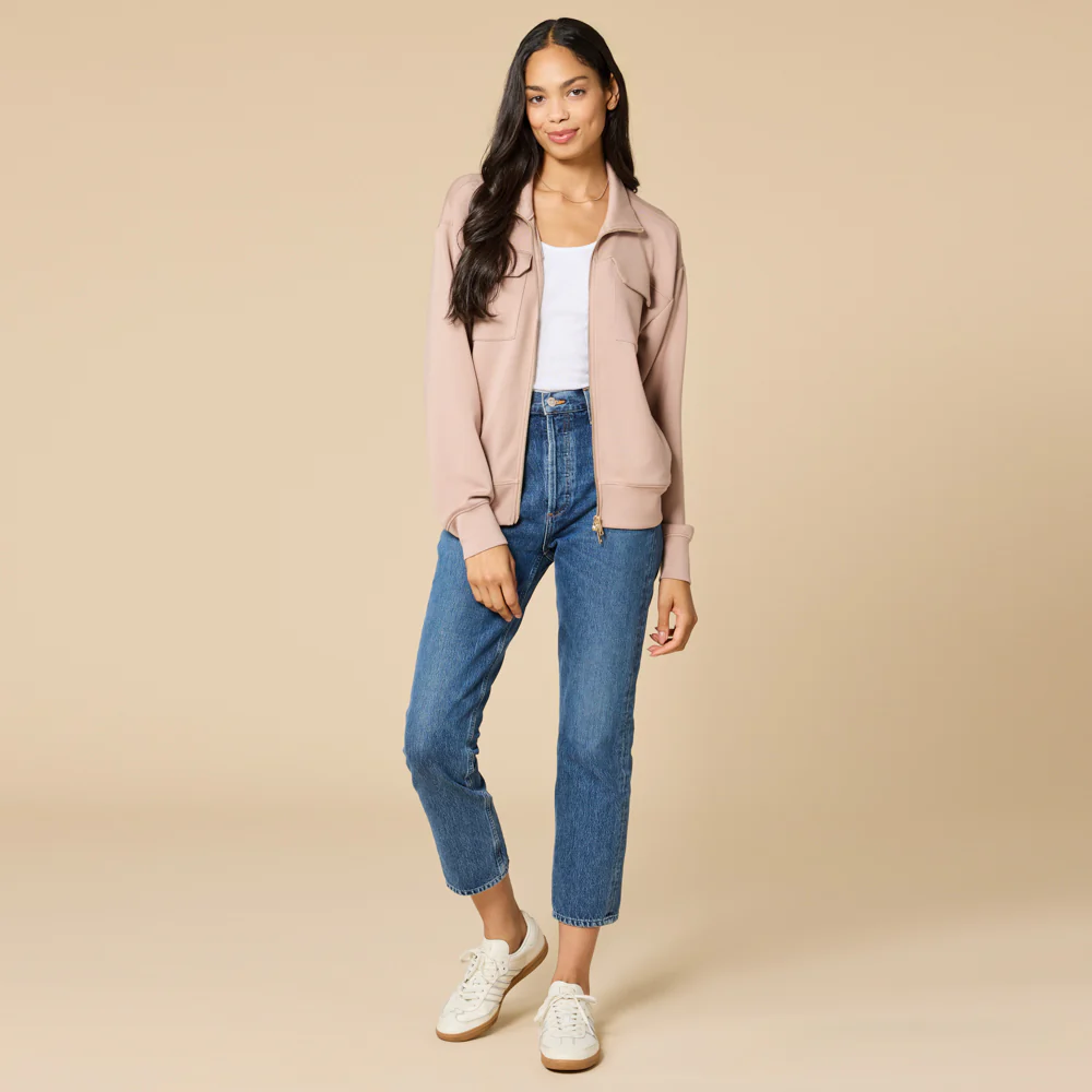 DreamTech Double Zip Bomber Jacket - Image 9